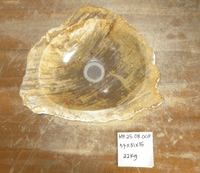 Majestic Petrified Wood Bathroom Wash Basin approx 37 cm x 31 cm x 15 cm (MF.25.08.008)
