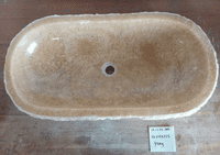 Mammoth Jurassic Onyx Fossilised Bathroom Basin approx  83 cm x  43 cm  x  15 cm(LO.25.05.005)