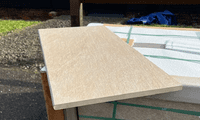 Manhattan Beige Porcelain SINGLE Bullnose @ 900 x 450 x 20 mm