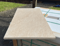 Manhattan Beige Porcelain SINGLE Bullnose @ 900 x 450 x 20 mm