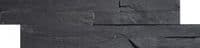 Maxi Black Slate Split Face Mosaic Tile Cladding 550 x 150 mm internal/external use @ £34.99 per m2