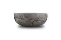 Mia Grey Natural Stone Marble wash basin approx 40cm Diameter / 17cm Height