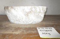 Mighty Jurassic Onyx Fossilised Bathroom Basin approx  41 cm x  39 cm  x  15 cm (JO.25.07.017)