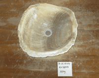 Mighty Jurassic Onyx Fossilised Bathroom Basin approx  41 cm x  39 cm  x  15 cm (JO.25.07.017)