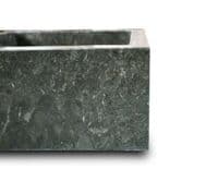 Milan Grey Natural Stone  Marble wash basin 30 x 30 cm