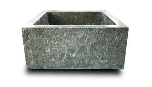 Milan Grey Natural Stone Marble wash basin 30 x 30 cm