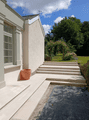 Mint Fossil Honed & Sawn Sandstone SINGLE Bullnosed Coping Stone 900 x 350 x 30  @ £ 26.99 each