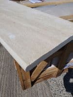 Mint Fossil Riven Sandstone DOUBLE Bullnosed Coping Stone on Two edges 900 x 350 x 30