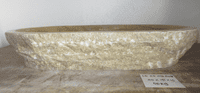 Monumental Jurassic Onyx Fossilised Bathroom Basin approx  80 cm x  41 cm  x  15 cm (LO.25.09.008)