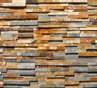 Multicolour Rustic Slate Split Face Mosaic Tiles for Staircases or Garden stunning 3D Tiles