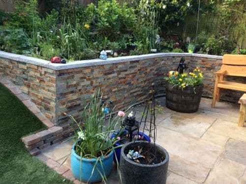 Multicolour Rustic Slate Split Face Mosaic Tiles @ £34.99 per m2