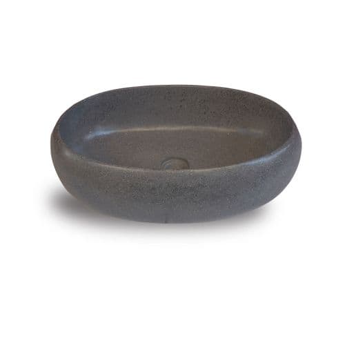 Orion Grey Terrazzo washbasin 55 cm x 35 cm