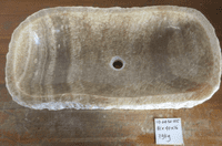 Phenomenal Jurassic Onyx Fossilised Bathroom Basin approx  81cm x  40cm  x  16cm (LO.24.02.005)