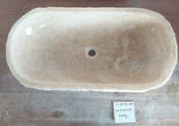 Phenomenal Jurassic Onyx Fossilised Bathroom Basin approx  82cm x  42cm  x  15cm (LO.25.05.010)
