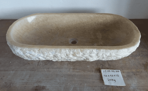 Phenomenal Jurassic Onyx Fossilised Bathroom Basin approx  82cm x  42cm  x  15cm (LO.25.05.010)