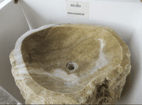 Prehistoric Jurassic Onyx Pedestal Sink (P0.003) @ approx W:66cm x D:55cm x H:90cm