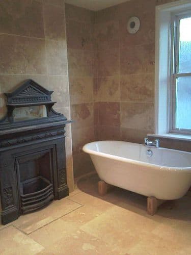 Premium Classic Travertine Honed & Filled 610 mm x 406 mm x 12mm @ £28.99 per m2.