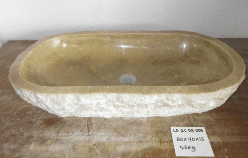 Prodigious Jurassic Onyx Fossilised Bathroom Basin approx 80 cm x 40 cm x 15 cm(LO.25.09.003)