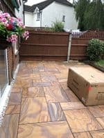 Rainbow Sandstone Honed & Sawn Smooth Paving 900mm x 600mm x 20mm