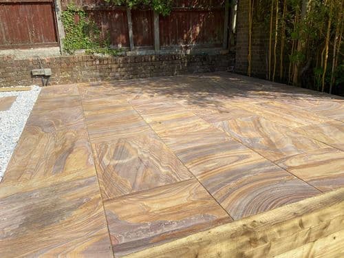Rainbow Sandstone Honed & Sawn Smooth Paving 900mm x 600mm x 20mm