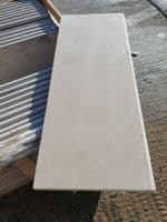 Raj Green Smooth Sandstone Honed & Sawn SINGLE Bullnosed Coping Stone 900mm x 350mm x 30mm