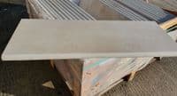 Raj Green Smooth Sandstone Honed & Sawn SINGLE Bullnosed Coping Stone 900mm x 350mm x 30mm