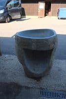 River Rock Boulder Pedestal Wash Basin Approx 930mm x 650 mm x 580 mm