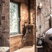 River Rock Granite Mini Bathroom Sink Stone Wash Basin