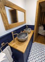 River Rock Medium Size Granite Pebble Bathroom Sink approx 400 mm x 400 mm x 150 mm