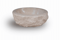 Rome Cream Marble Sink 35 cm Cloakroom Stone Sink