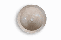 Rome Cream Marble Sink 35 cm Cloakroom Stone Sink