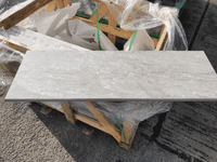 Royal Rasa Grey Porcelain Pool Coping / Bull nose / Steps 900 x 300 x 20 mm