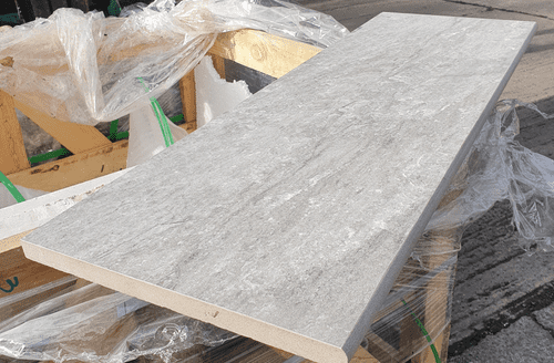 Royal Rasa Grey Porcelain Pool Coping / Bull nose / Steps 900 x 300 x 20 mm