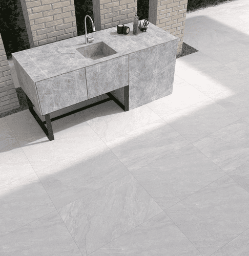 Royal Rasa White Porcelain SINGLE Bullnose 900 x 300 x 20 mm