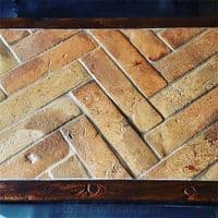 Rustic Handmade Parquet Terracotta Tiles approx 300 mm x 75 mm x 20 mm @ £34.99 per m2