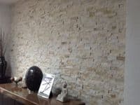 Sample Cream Quartz Split Face Mosaic Tile