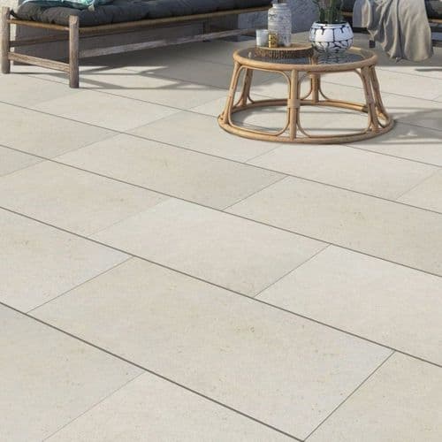 Sample Egyptian Beige Limestone Garden / Patio Paver