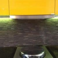 Sample  Glasgow Grey  Marble Brick Bone Mosaic tiles