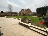 Sample Jerusalem Cream Tumbled Limestone Calibrated Pavers