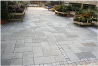 Sample Kandla Grey  Honed & Sawn Smooth Sandstone Pavers