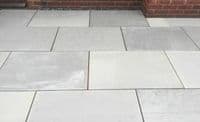 Sample Kandla Grey  Honed & Sawn Smooth Sandstone Pavers