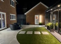 Sample Norwegian White Porcelain  Garden Paver