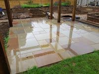 Sample Raj Green Sandstone Honed & Sawn (ONLY BULLNOSE AVAILABLE NO 900x 600 mm SLABS)