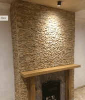 Sample Split Face Mini Mosaic Tile Ledge Stone Beige