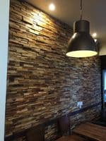Sample Wooden Teak  Split Face Wall Tiles
