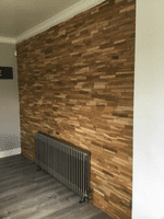 Sample Wooden Teak  Split Face Wall Tiles