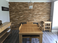 Sample Wooden Teak  Split Face Wall Tiles