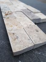 Silver Travertine Split Face Mosaic Wall Cladding Tiles @ £34.99 per m2