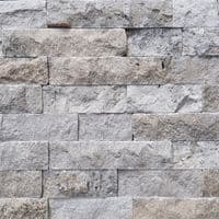 Silver Travertine Split Face Mosaic Wall Cladding Tiles @ £34.99 per m2