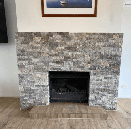 Silver Travertine Split Face Mosaic Wall Cladding Tiles @ £34.99 per m2